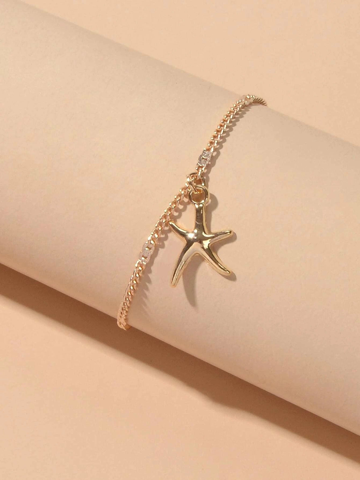 1 pc Silver Gold Starfish Charm Anklet Boho Beach Bracelet Foot Chain Jewellery-1