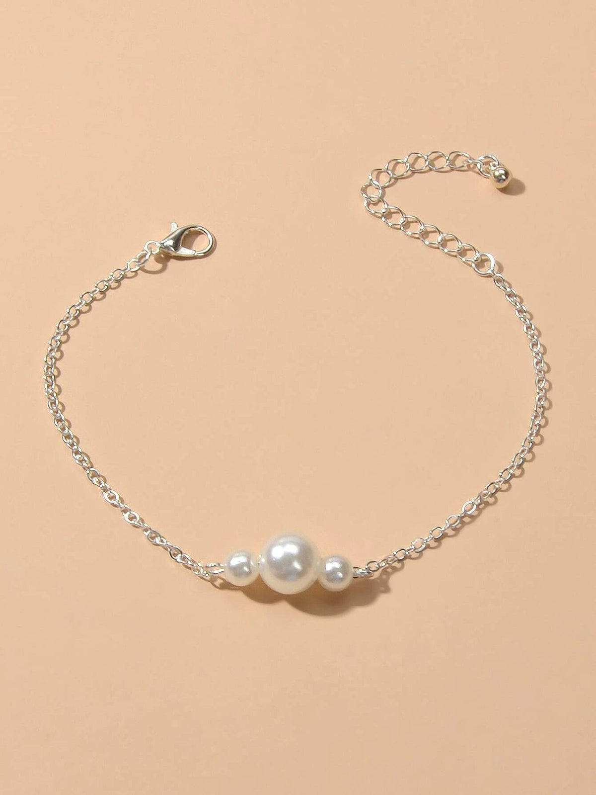 Retro Jewelry Pearl Charm Gold Silver Bracelet Teens Wholesale Price Accessories-5