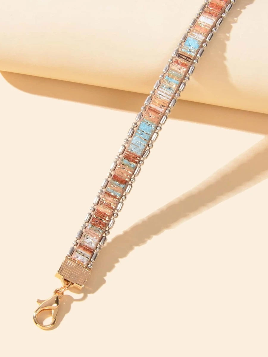 Bohemian Simple Leather Anklet Girls Teens Hippie Bracelet Foot Jewellery Gift-1