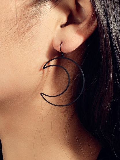 AU Stock Gorgeous Moon Charm Drop Dangle Earrings Women Stunning Party Jewellery-3
