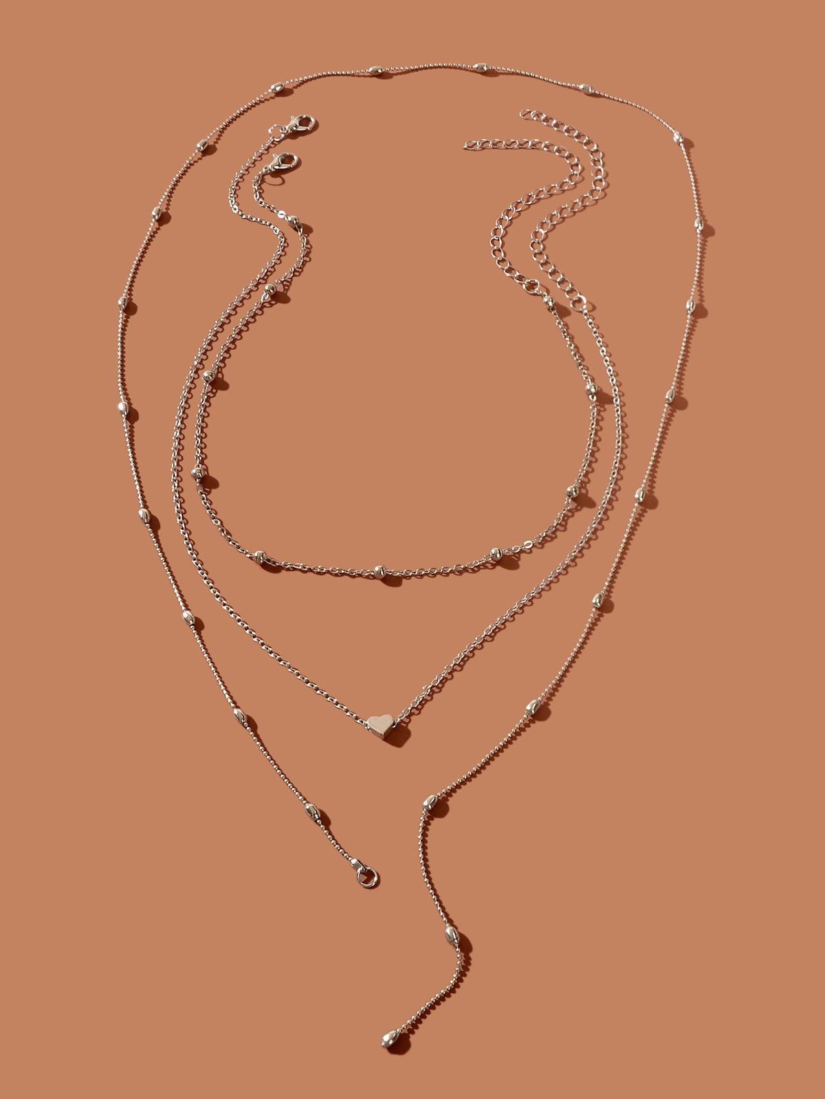 Stunning Multi-Layered Chain Link Necklace Trendy Statement Jewellery for Women-3
