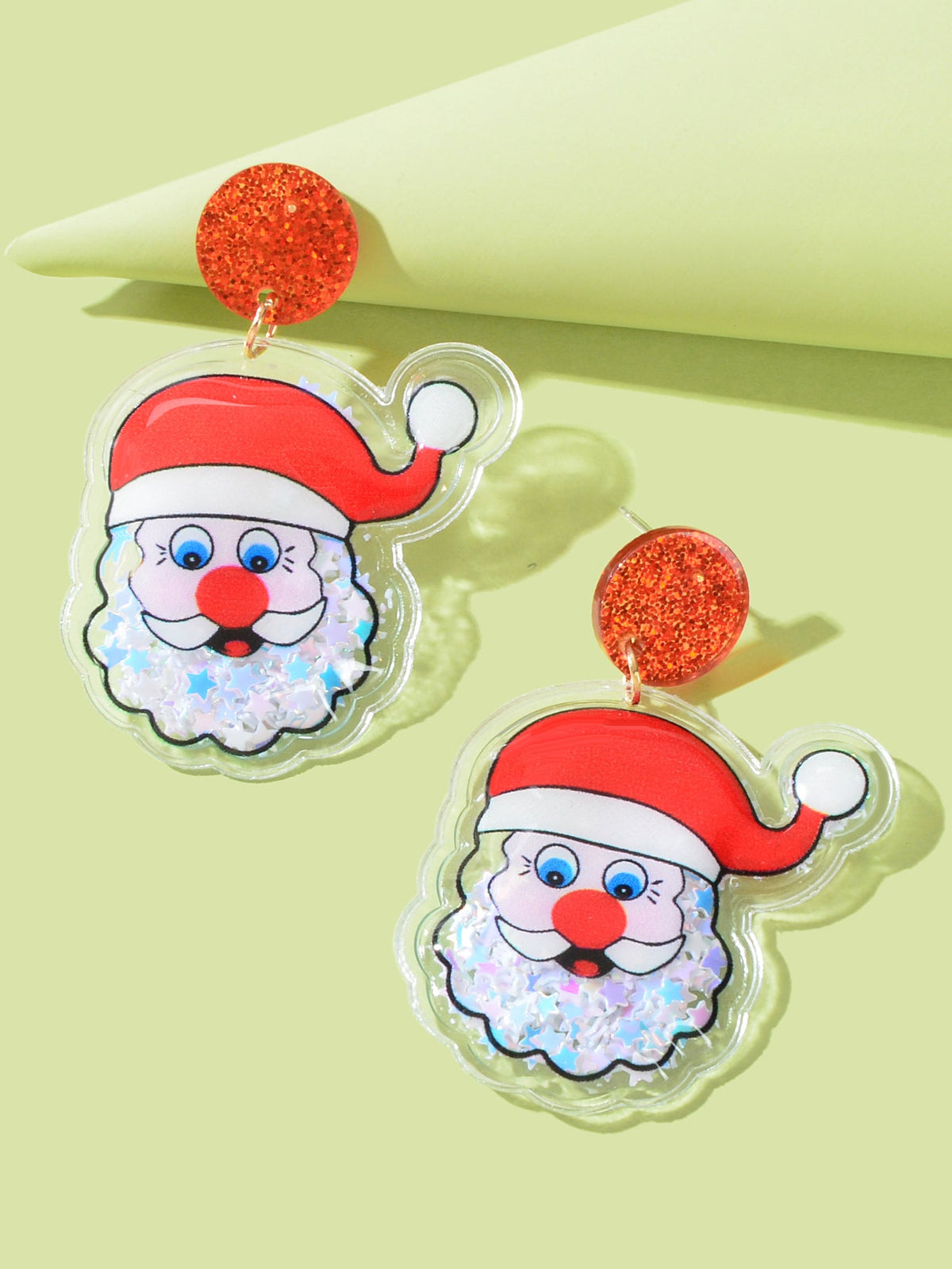 Christmas Santa Claus Earrings Drop Dangle Stud Party Jewellery Traditional Gift-2