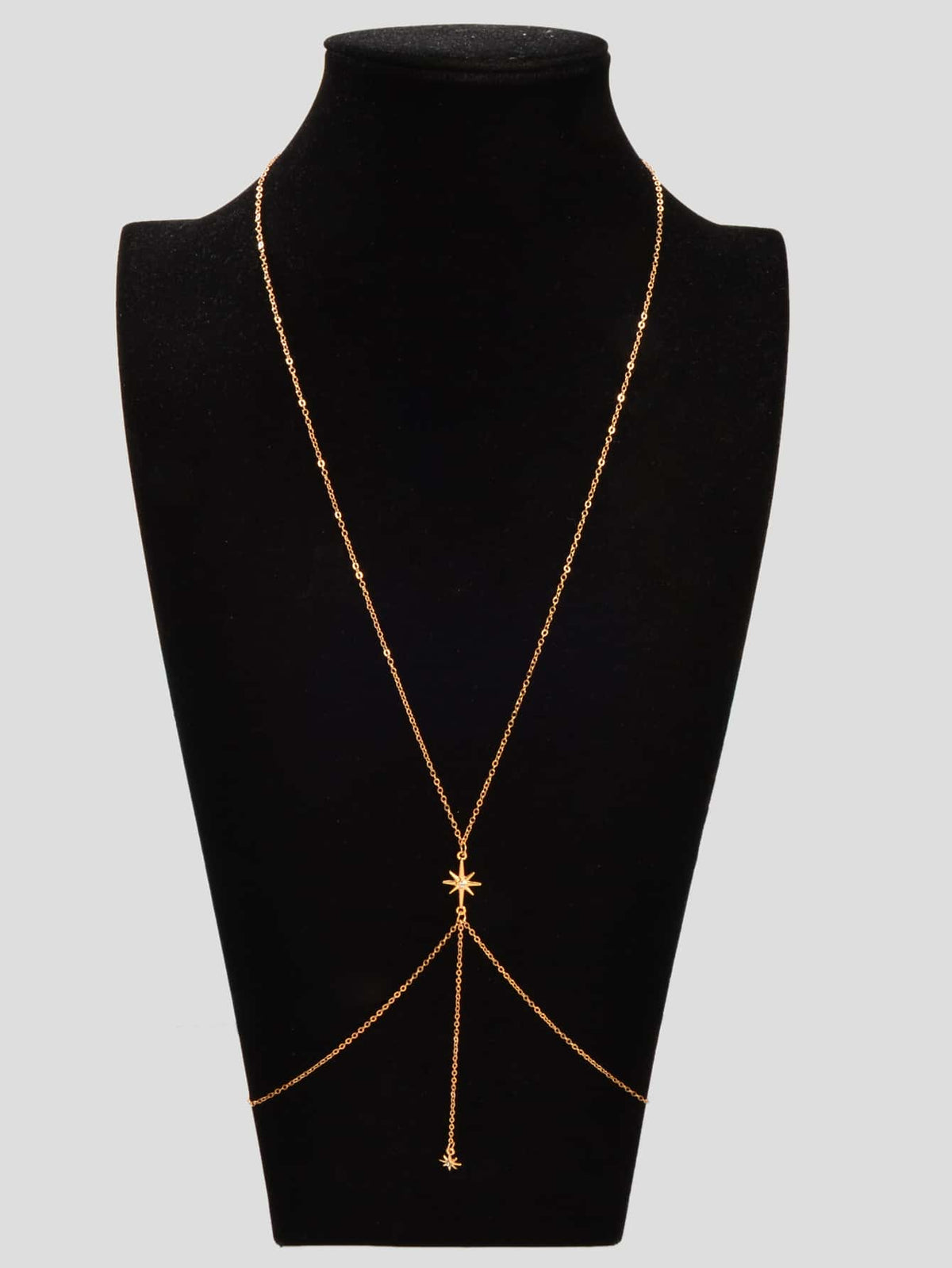 Star Pendant Body Chain - Sparkling Celestial Waist Jewelry-3