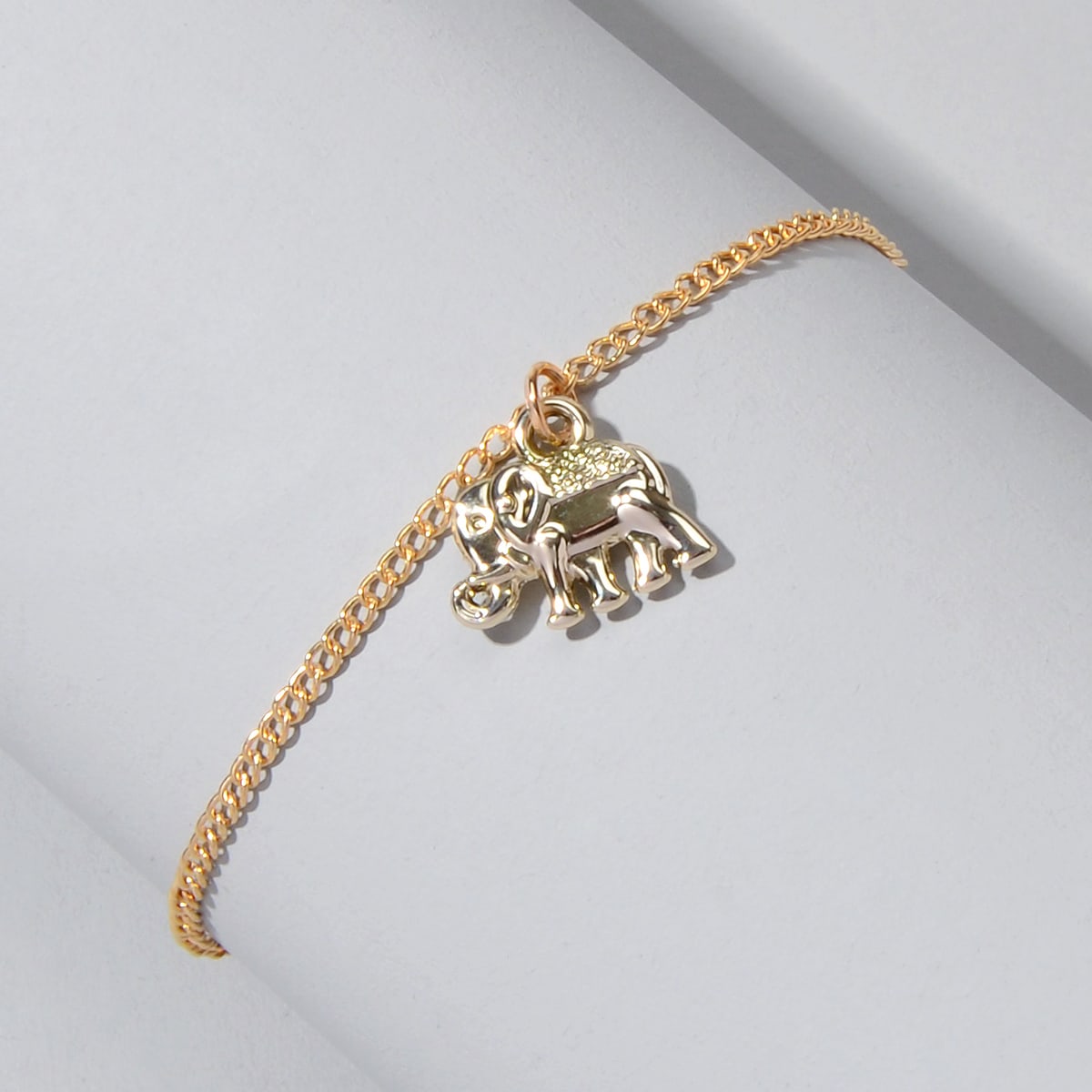 1pc Foot Beach Jewellery Gold Silver Chain Elephant Charm Anklet Bracelet Gift-2