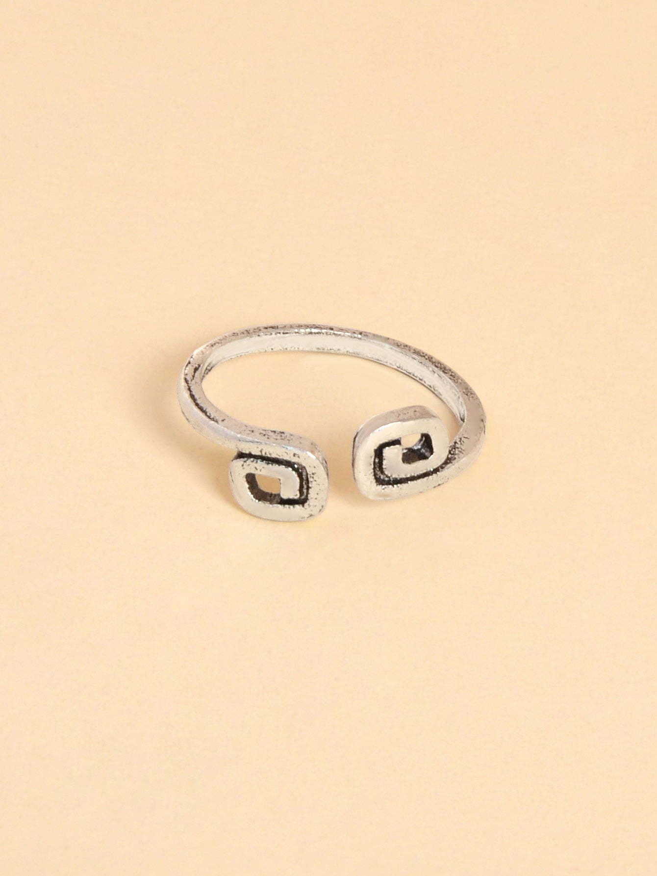 1pc American Ethnic Antique Silver Geometric Toe Ring Finger Foot Jewellery Gift-2