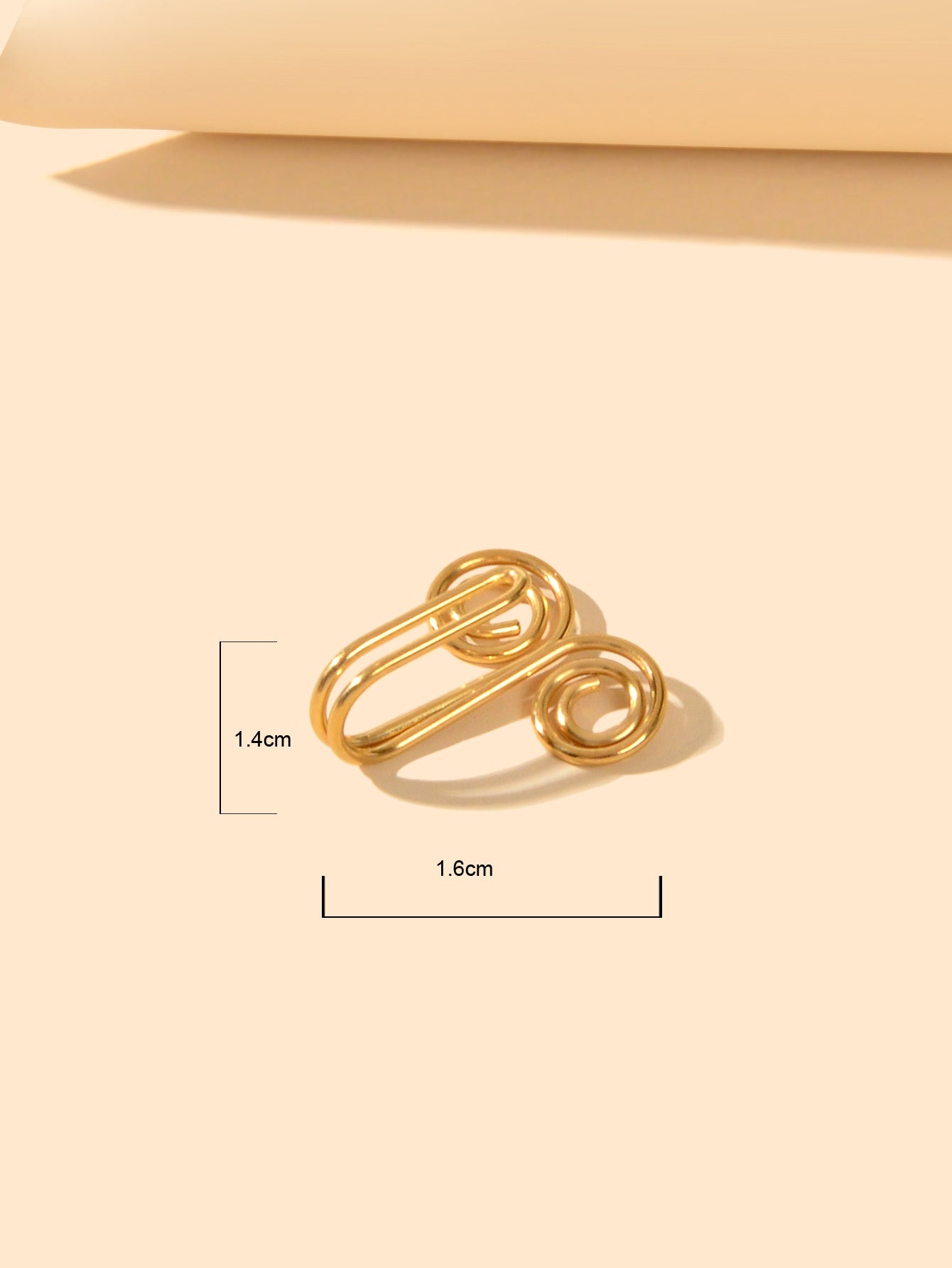 Hoop Stud Fake Nose Ring Faux Nose Piercing Jewellery Circle Clip On Nose Ring-2