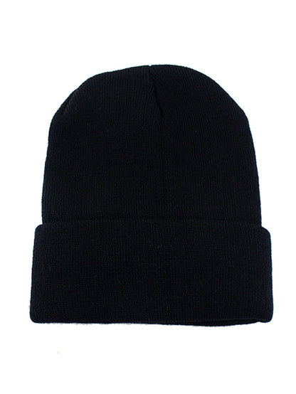 Women Men Soft Knitted Warm Baggy Beanie Hat Unisex Crochet Slouch Oversized Cap-2