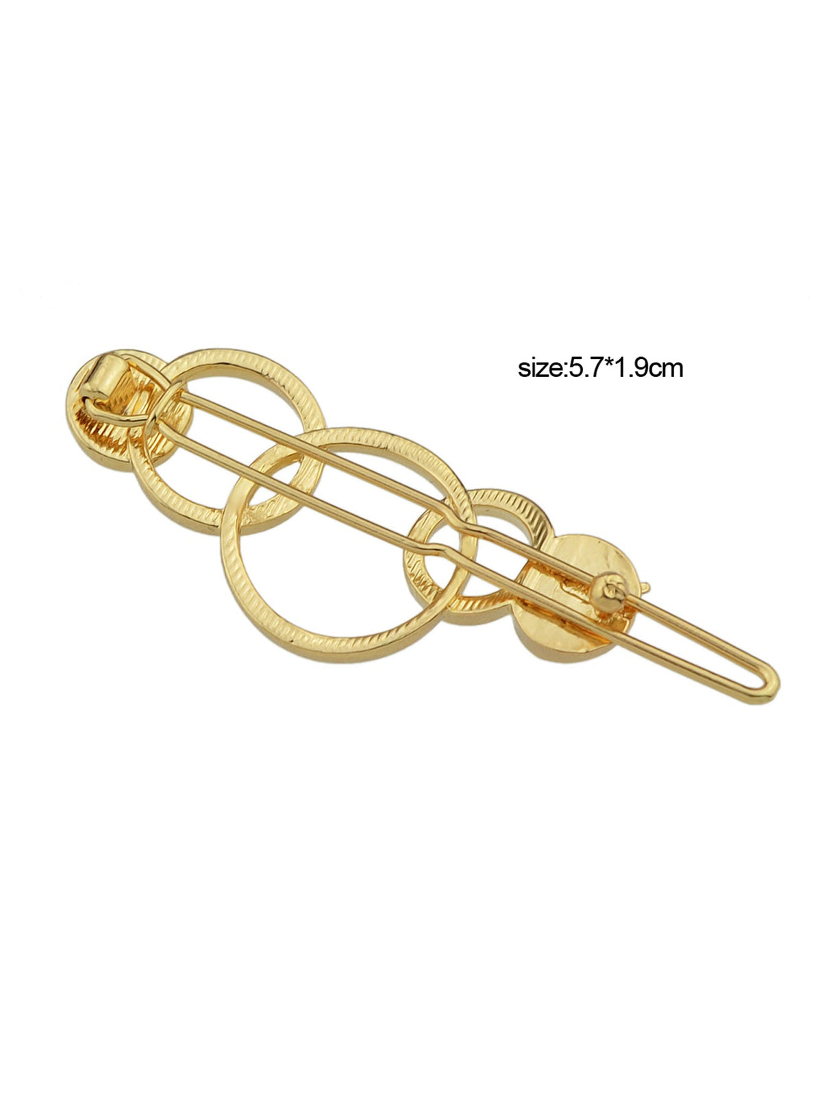 Gold Circle Metal Hairgrips Hair Clips Hair Barrettes Headwear Hair Accessories-2
