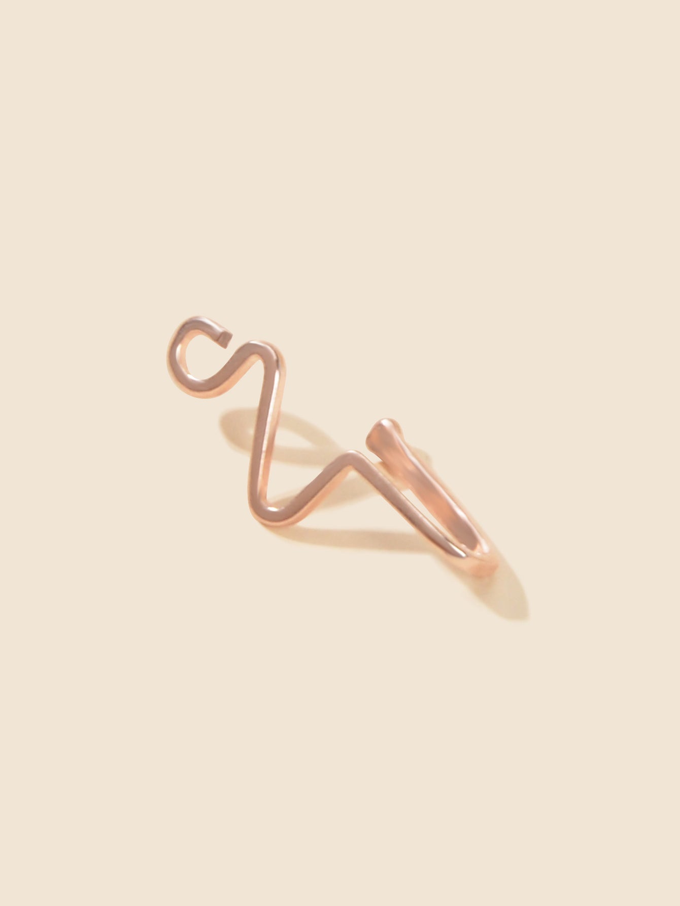1pc Faux Lip Ear Nose Gold Silver Geometric Non Piercing Clip On Nose Hoop Rings-2