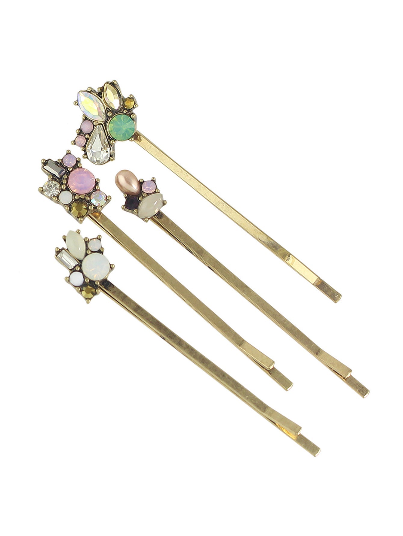 4 pcs Hair Accessories Colorful Flower Hair Clips Hair Barrettes Headwear Tools-2