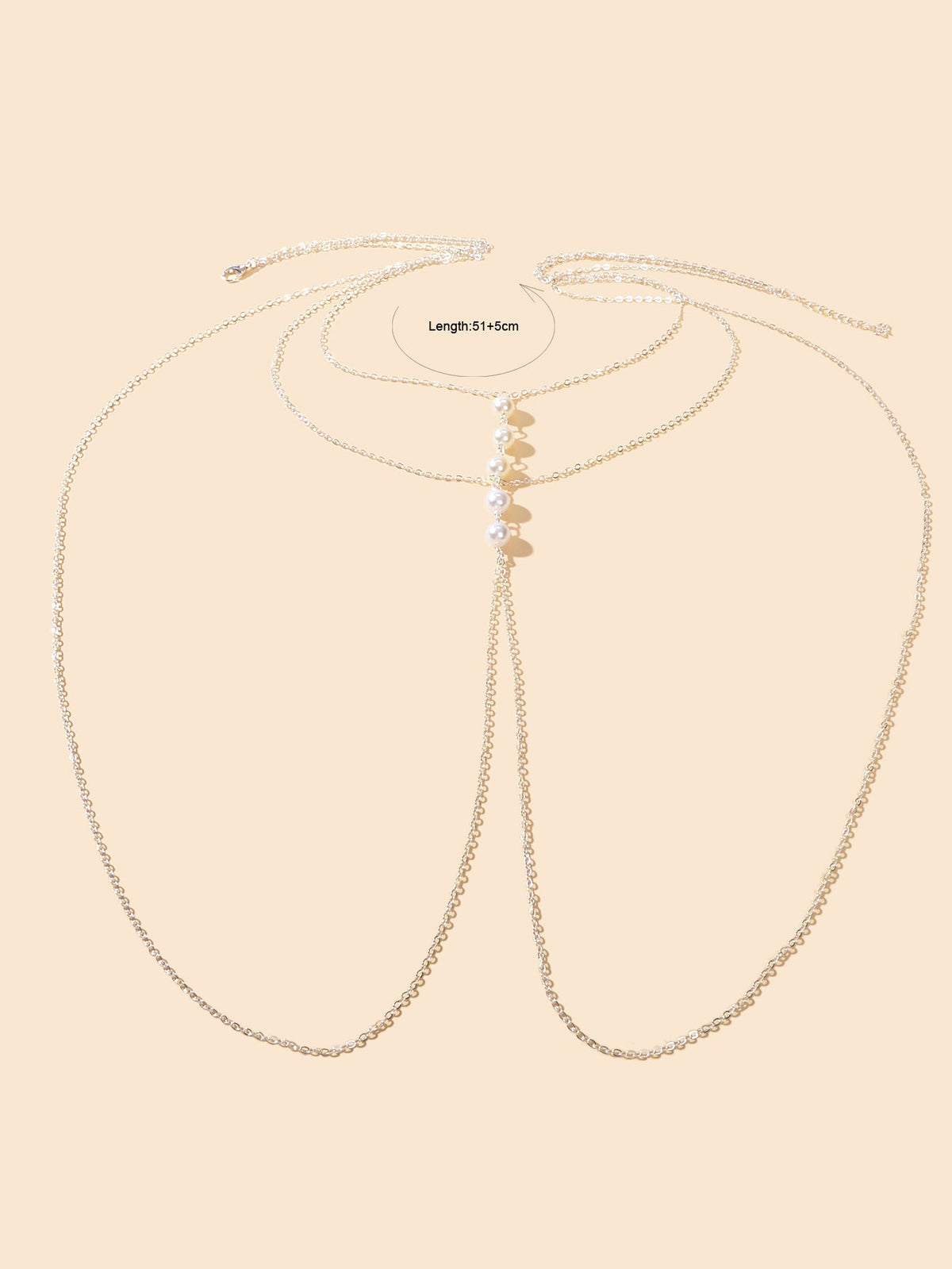 Gold Silver Body Chain with Layered Bra Chains Bikini Nightclub Body Jewellery-2