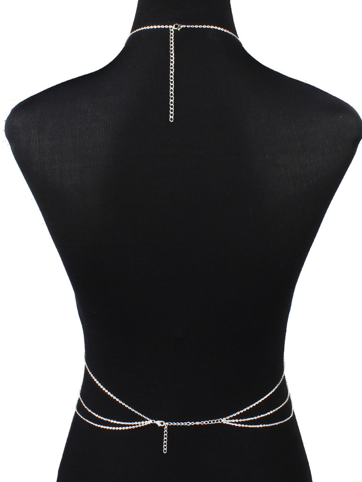 Bikini Beach Multi-layer Tassel Body Chain Chest Harness Belly Waist Jewellery-2