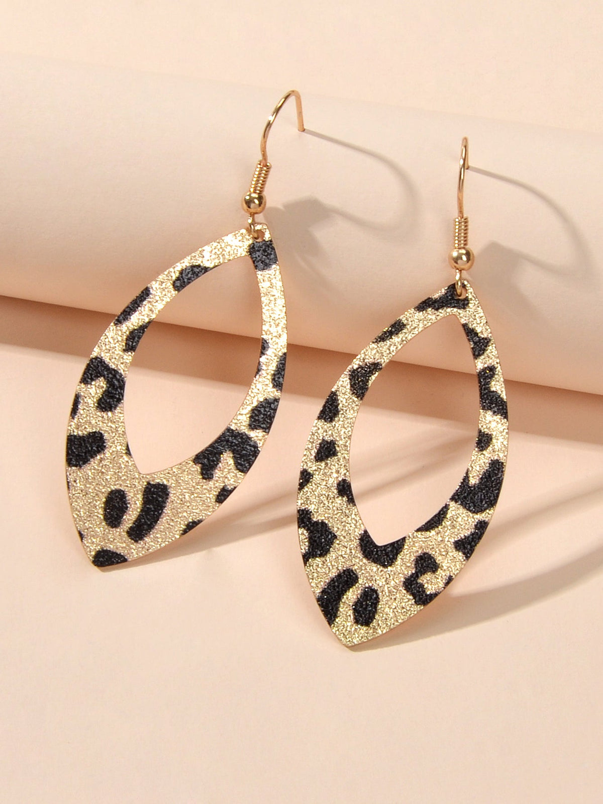 Classics Leopard Dangle Water Drop Geometric Earrings Party Decoration for Women-2