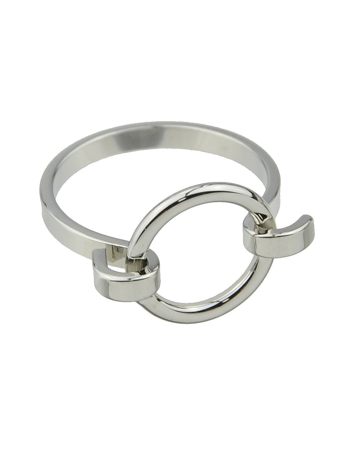 Hippie Jewellery Gold Silver Circle Metal Finger Ring Cool Punk Accessories Gift-2