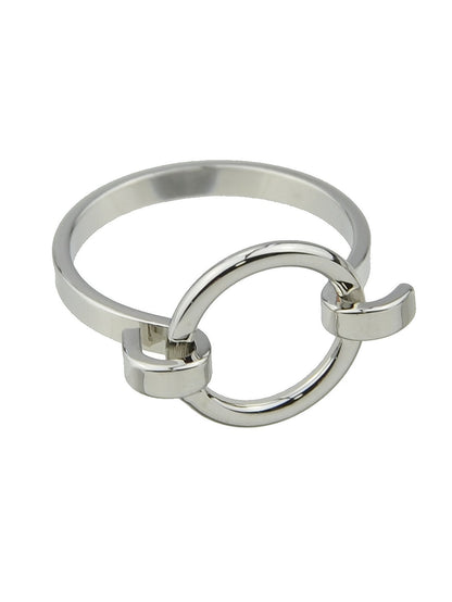 Hippie Jewellery Gold Silver Circle Metal Finger Ring Cool Punk Accessories Gift-2