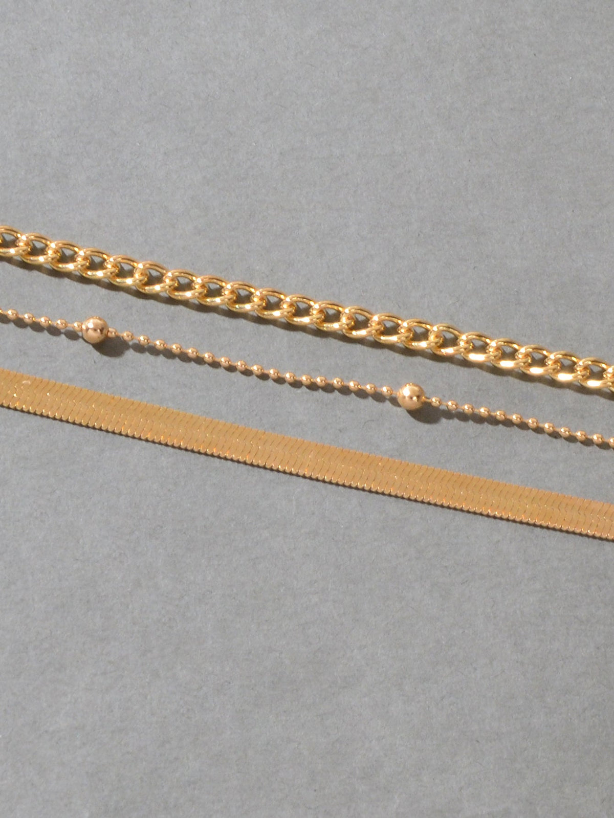 Gold Silver Multi-layer Chain Adjustable Bracelet Women Multiple Style Jewellery-2