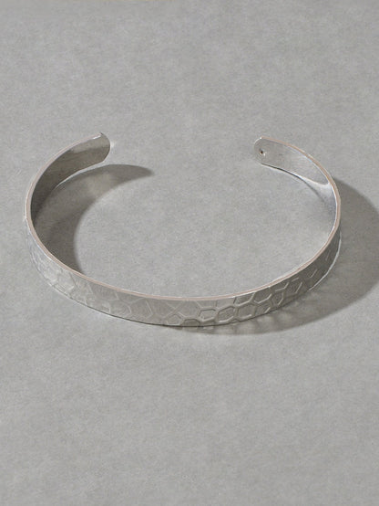 Customize Geometric Pattern Open Cuff Thin Bracelet Bangle Wrist Jewellery Gift-2