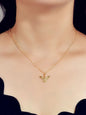 Fashion Accessories Minimalist Gold Chain Bird Pendant Necklace Women Jewellery-0