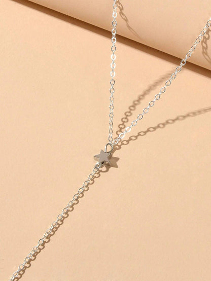 Sexy Belly Chain Star Gold Silver Waist Link Body Chain Belly Necklce Jewellery-2