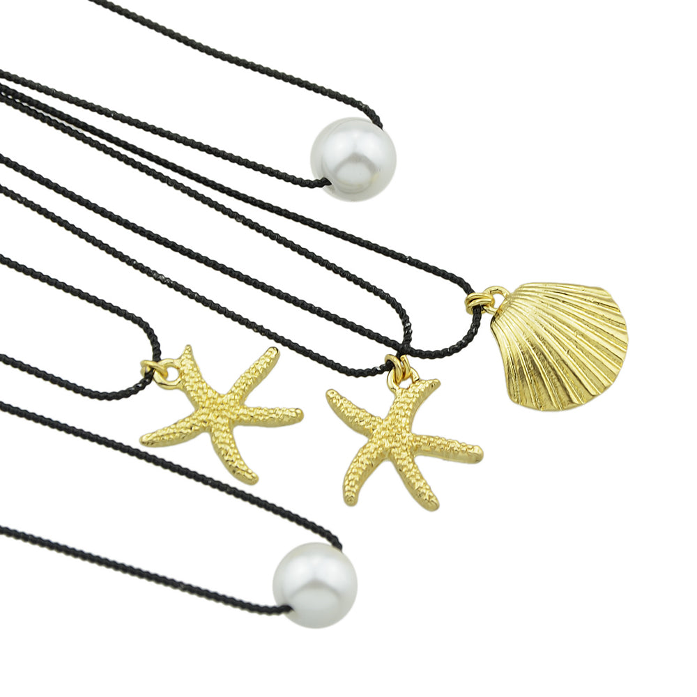 5pcs Hair Pins with Starfish Shell Pearl Charm Hair Sticks Hair Accessories Gift-1
