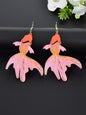 Vibrant Animal Pendant Earrings - Colorful Statement Jewelry for Nature Lovers-4