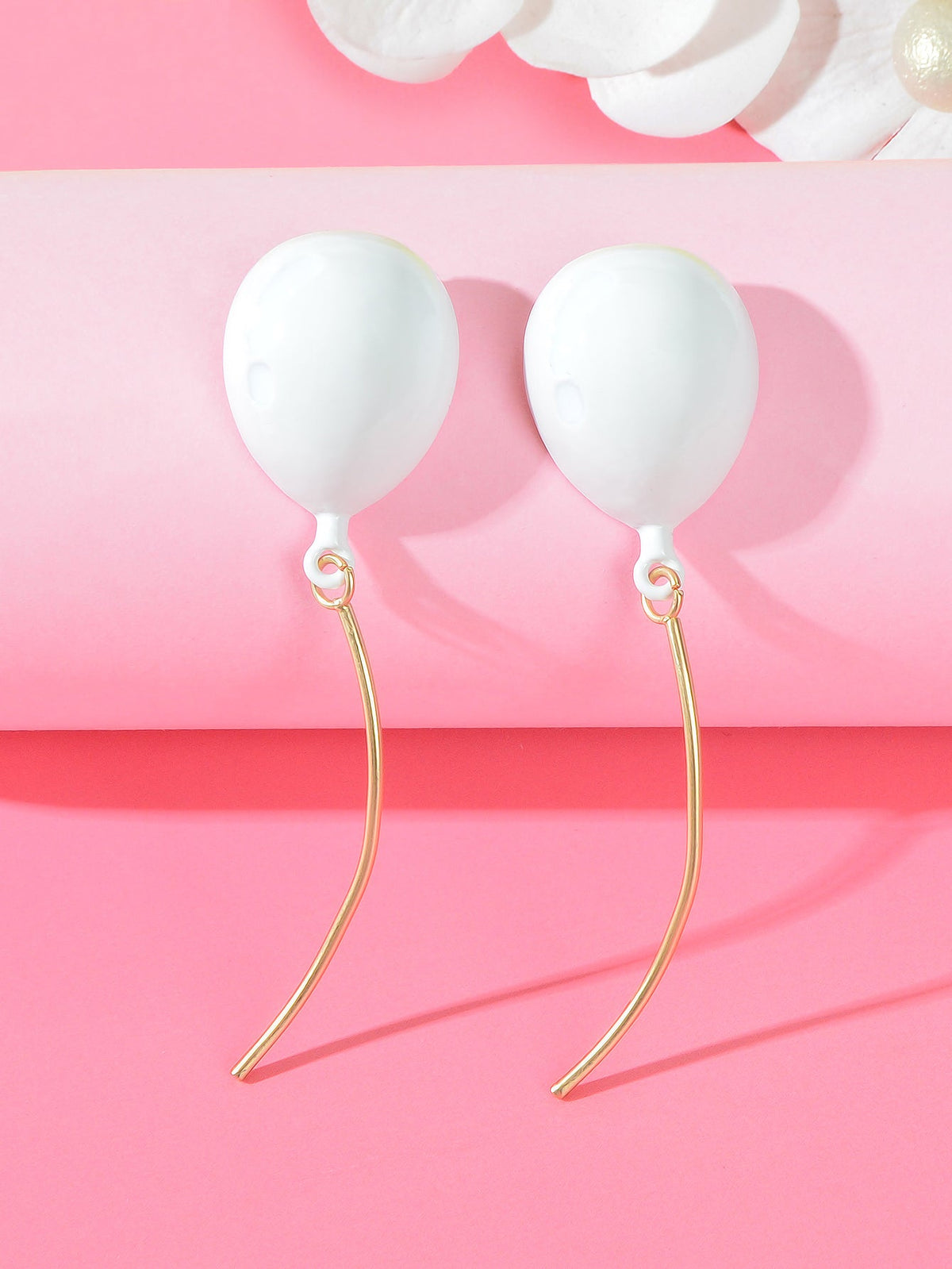 3D Romantic Balloon Pendant Earrings Whimsical Charming Accessory Gift Jewellery-4