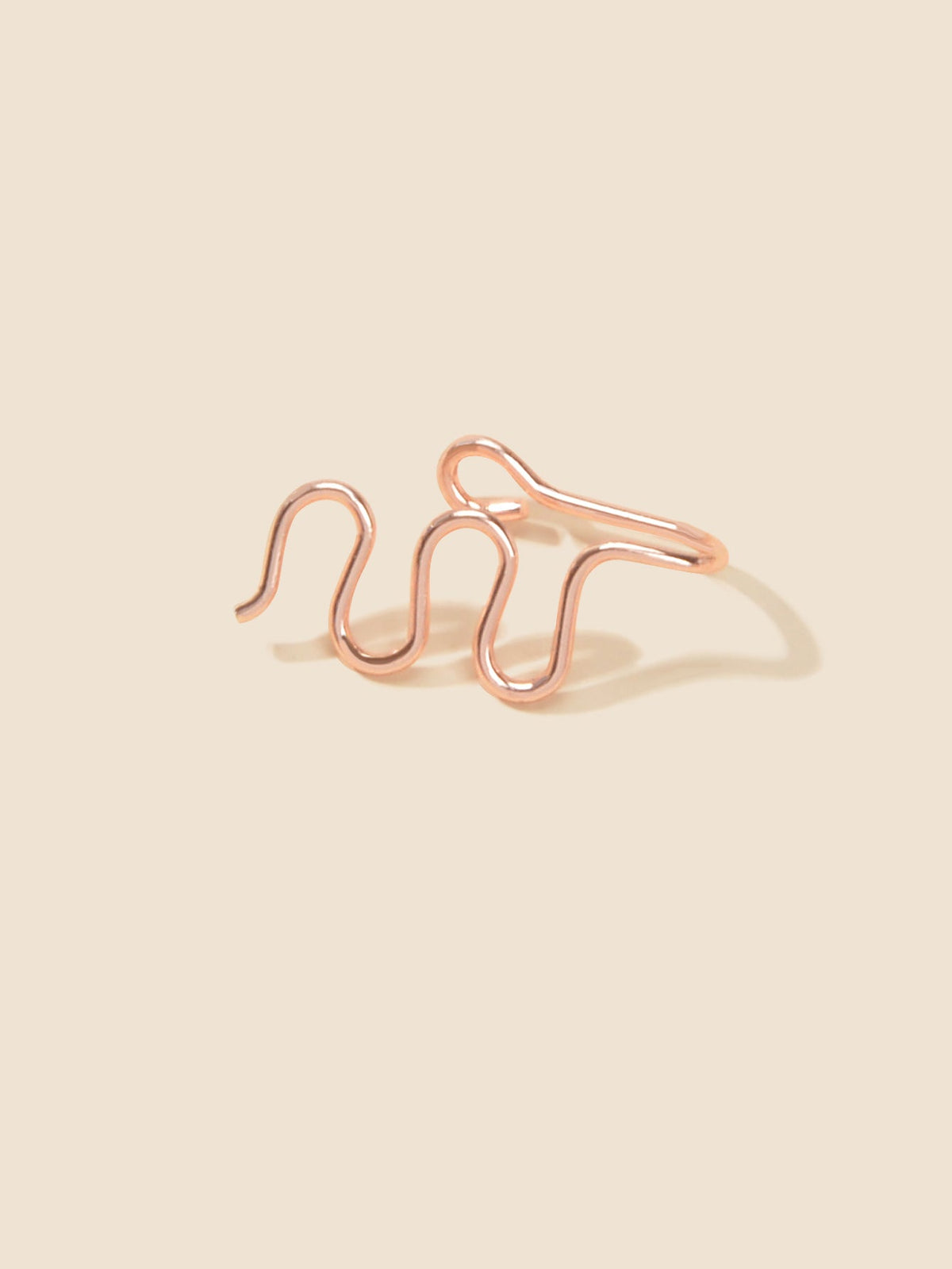 Fake Nose Ring Hoop Stud Geometric Faux Nose Piercing Jewelry Clip On Nose Ring-3