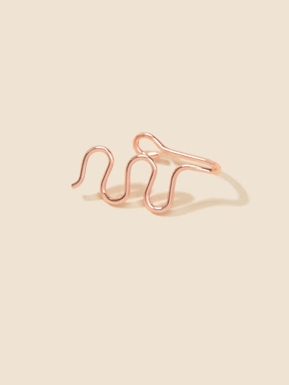 Fake Nose Ring Hoop Stud Geometric Faux Nose Piercing Jewelry Clip On Nose Ring-3