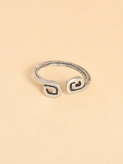 1pc American Ethnic Antique Silver Geometric Toe Ring Finger Foot Jewellery Gift-3