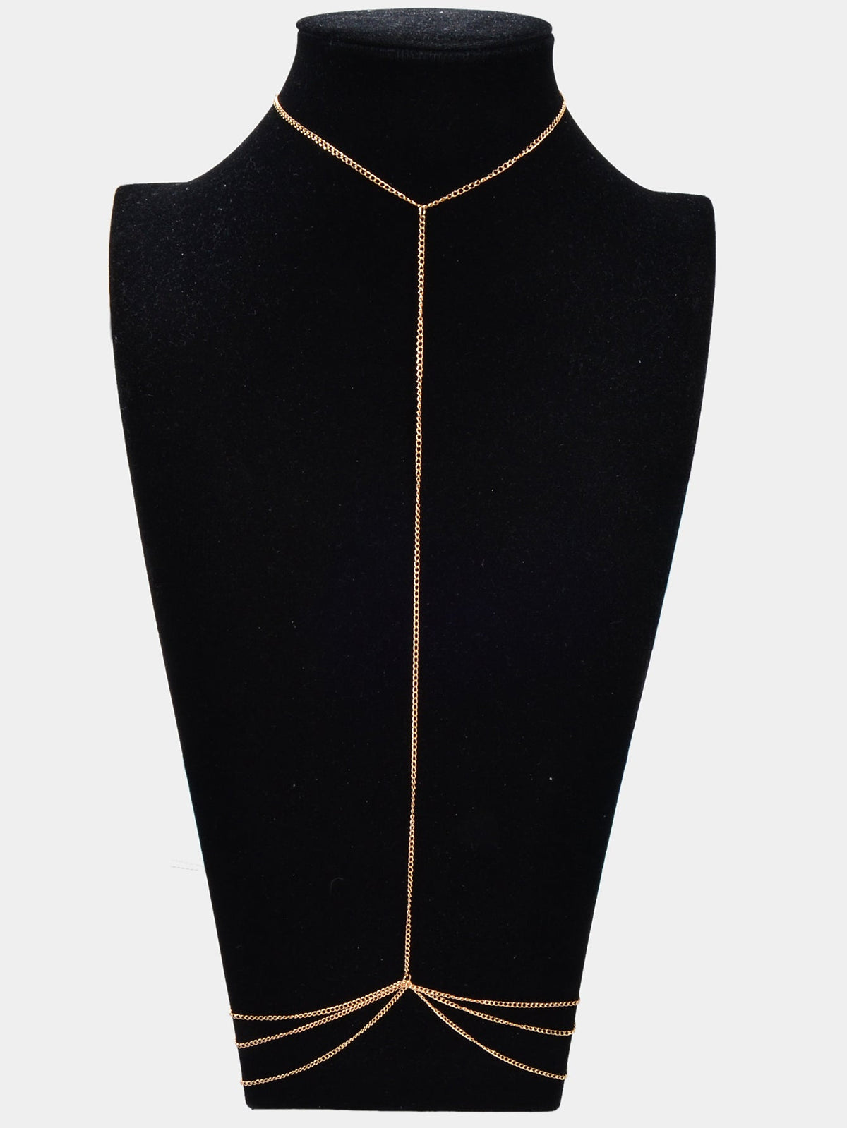 Sexy Gold Silver Layered Tassel Chain Body Jewelry Bikini Beach Party Accessory-3