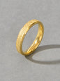 Anniversary Wedding Jewellery Stainless Steel Gold Silver Ring Women Finger Band-5