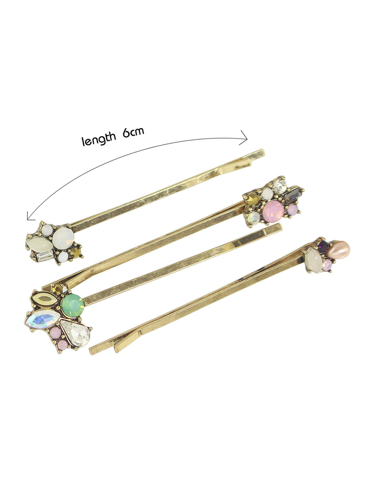 4 pcs Hair Accessories Colorful Flower Hair Clips Hair Barrettes Headwear Tools-3