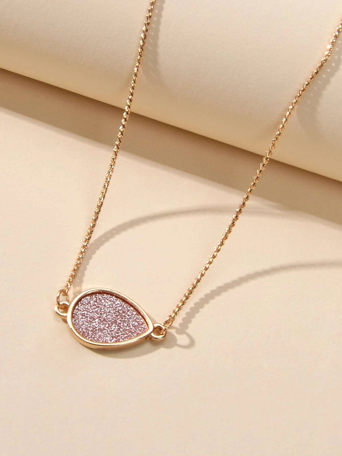 Textured Beautiful Jewelry Water Drop Charm Gold Chain Adjustable Women Bracelet-3