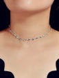New Jewelry Silver Love Heart Charm Necklace Anniversary Accessories Lover Gift-0