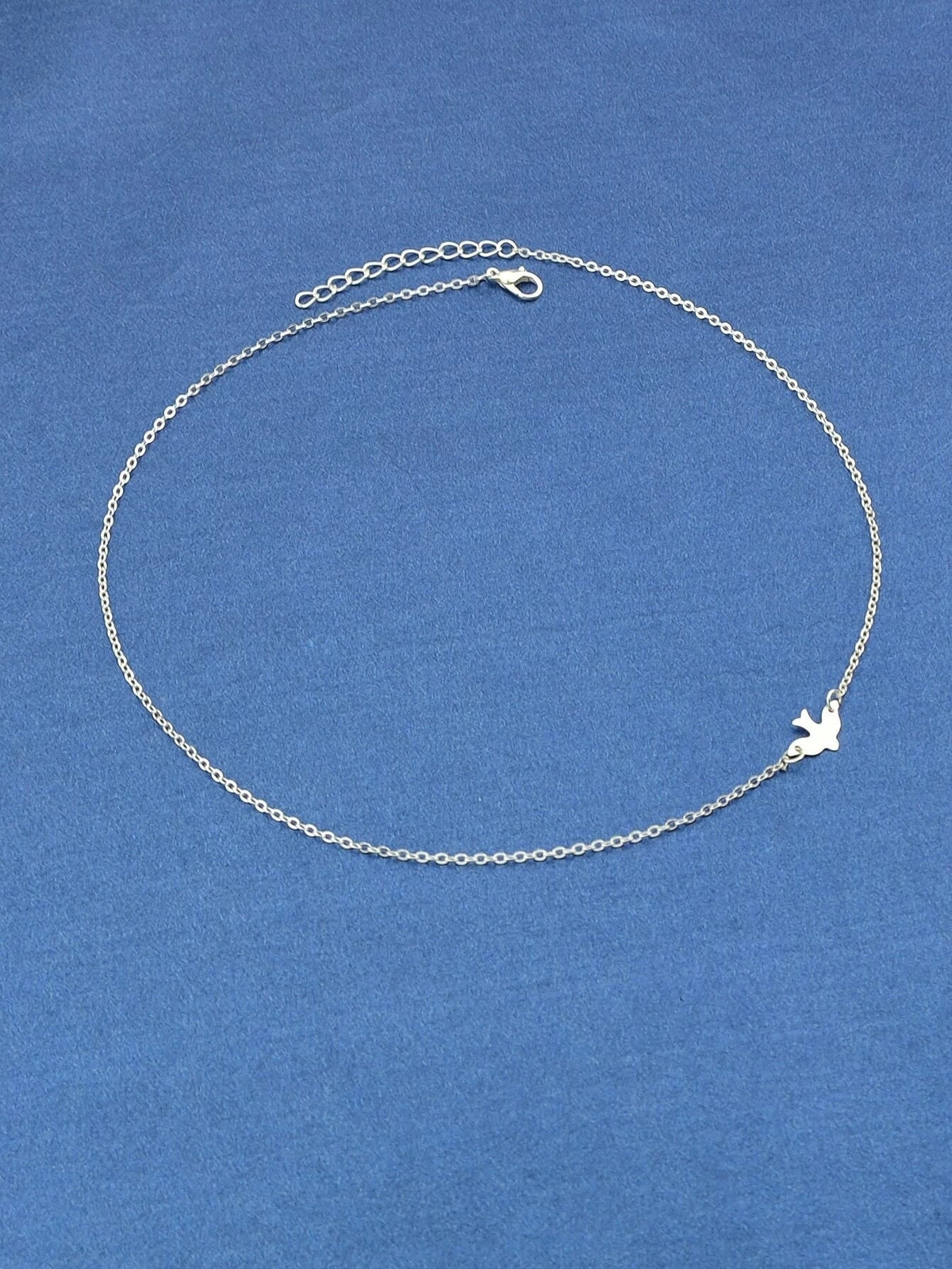 Minimalist Jewellery Gold Silver Pigeon Chain Necklace Bird Collar Girl Gift-6
