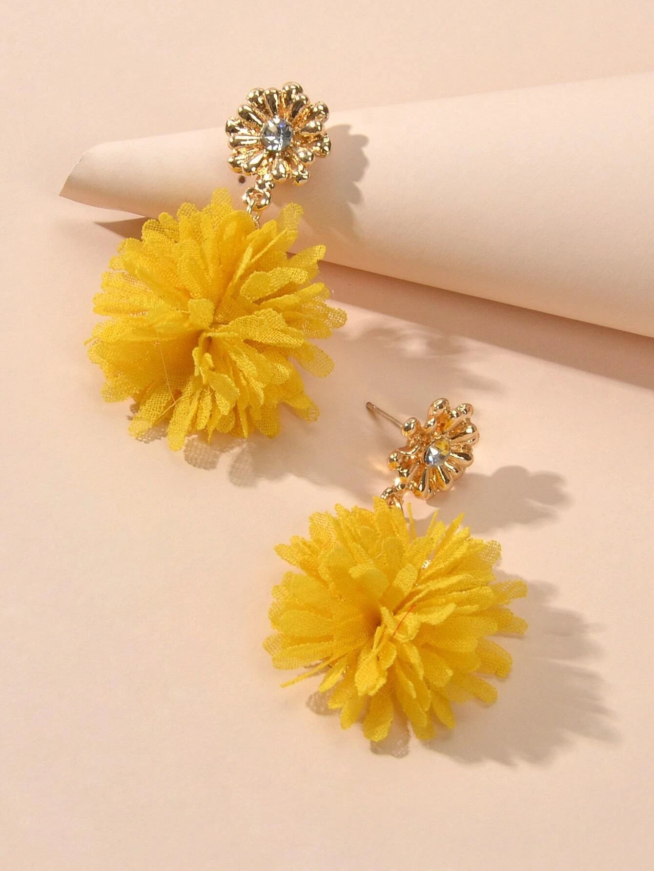 Lovely Jewellery Colorful Flower Drop Dangle Earrings Stunning Women Accessories-3