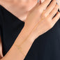 Boho Chic Body Jewellery Minimalist Chain Heart Charm Slave Bracelet with Finger-0