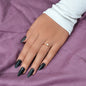 Simple Geometric White Acrylic Decor Gold Finger Wedding Party Wear Ring Jewelry-0