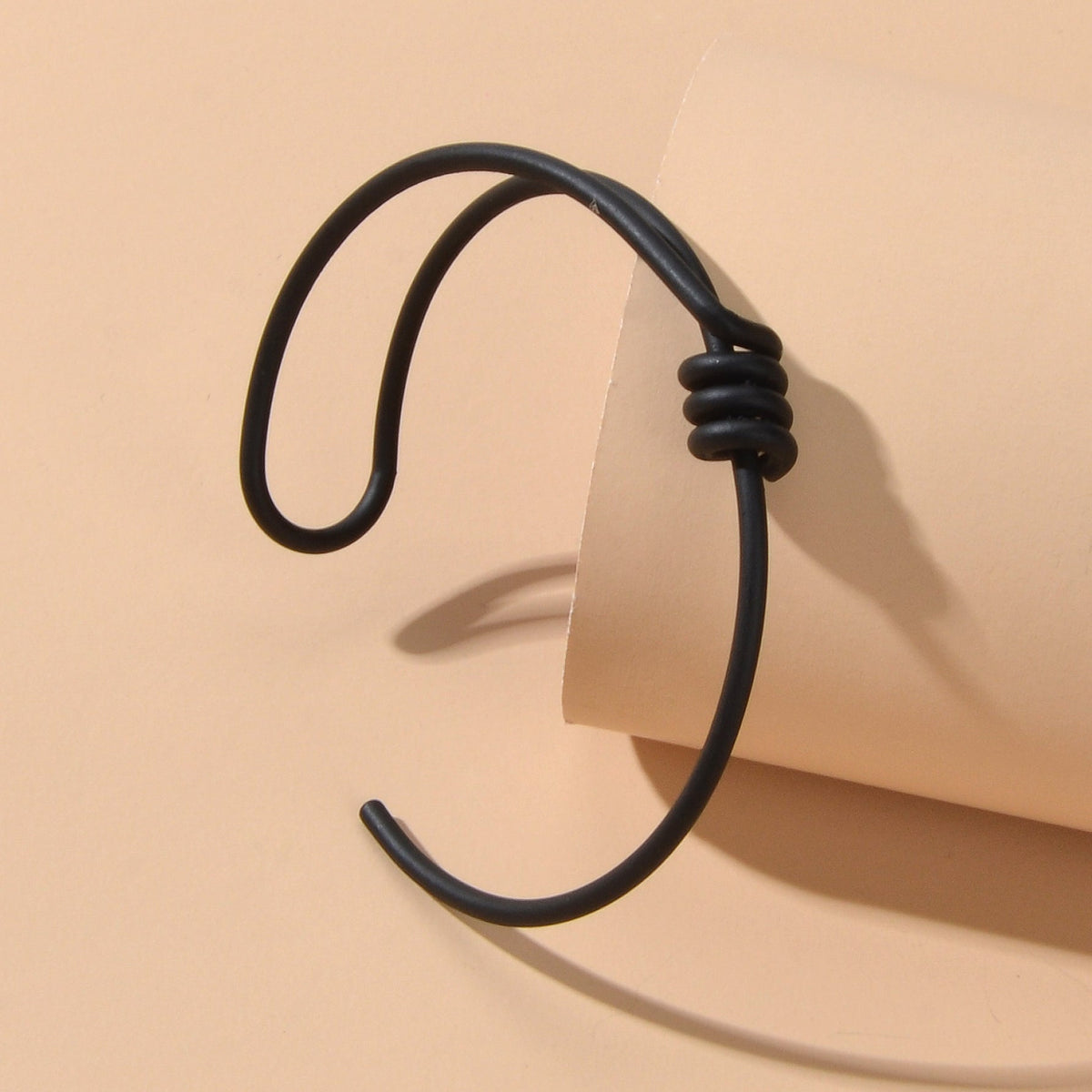 Minimalist Geometric Design Simple Delicate Thin Wrist Open Cuff Bangle Bracelet-2