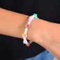 Lovely Colorful Watermelon Apple Elastic Bracelet Fruit Funny Gift Jewellery-0