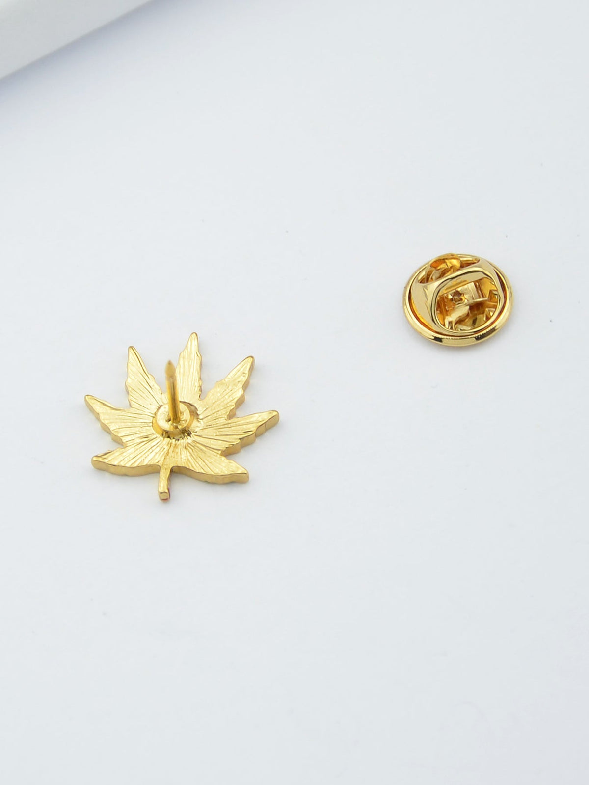 Trend Women Accessories Green Enamel Leaf Brooches Pins Ladies Bouquet for Party-4