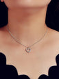 Fashion Jewellery Silver Rhinestone Love Heart Pendant Necklace Accessories Gift-0
