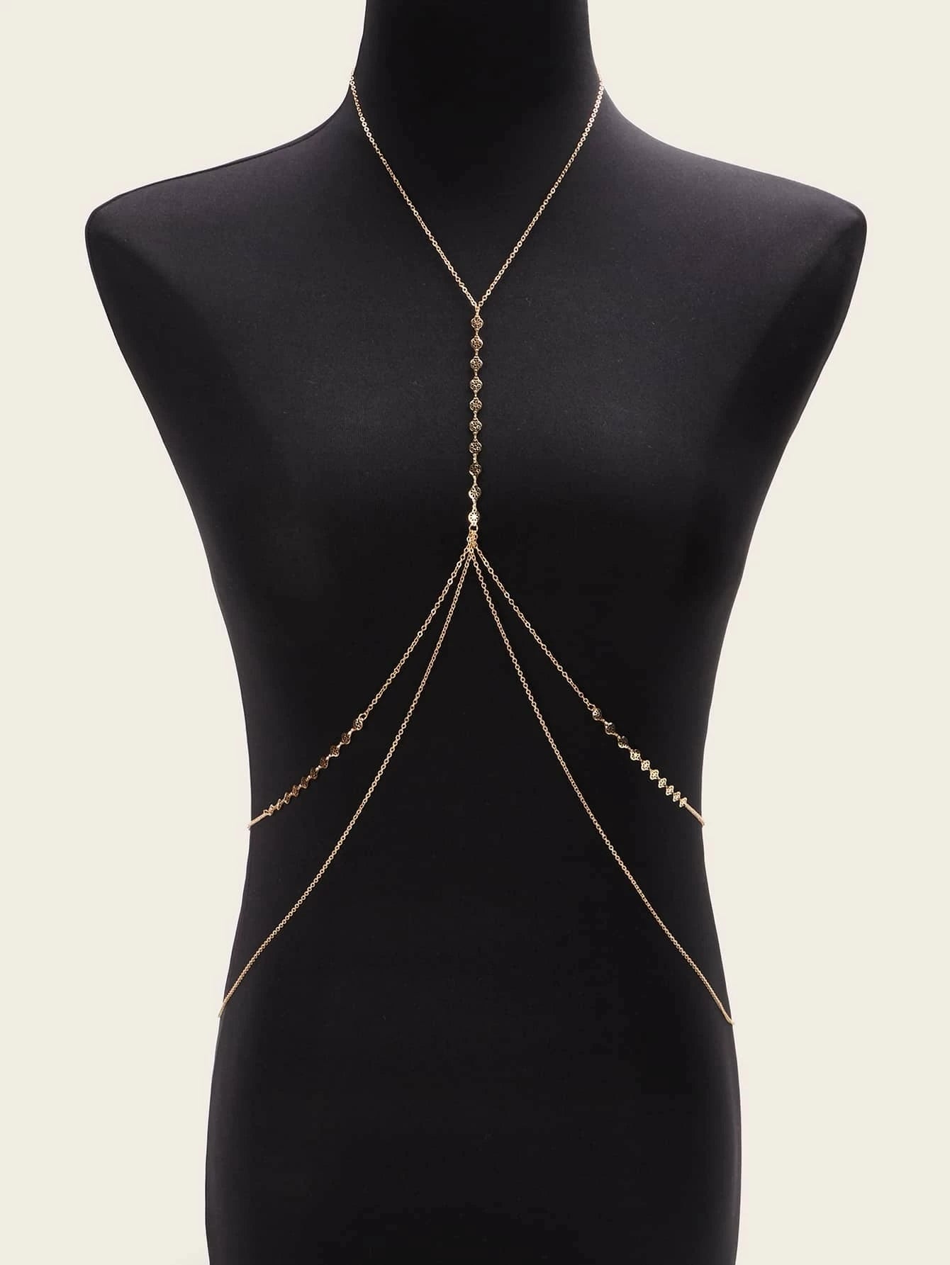 AU Stock Sexy Beach Belly Chain Minimalist Waist Link Body Chain Hip Harness-3