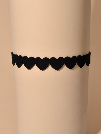 Black Love Heart Tattoo Choker Collar Gothic Punk Rock Jewellery Halloween Gift-1