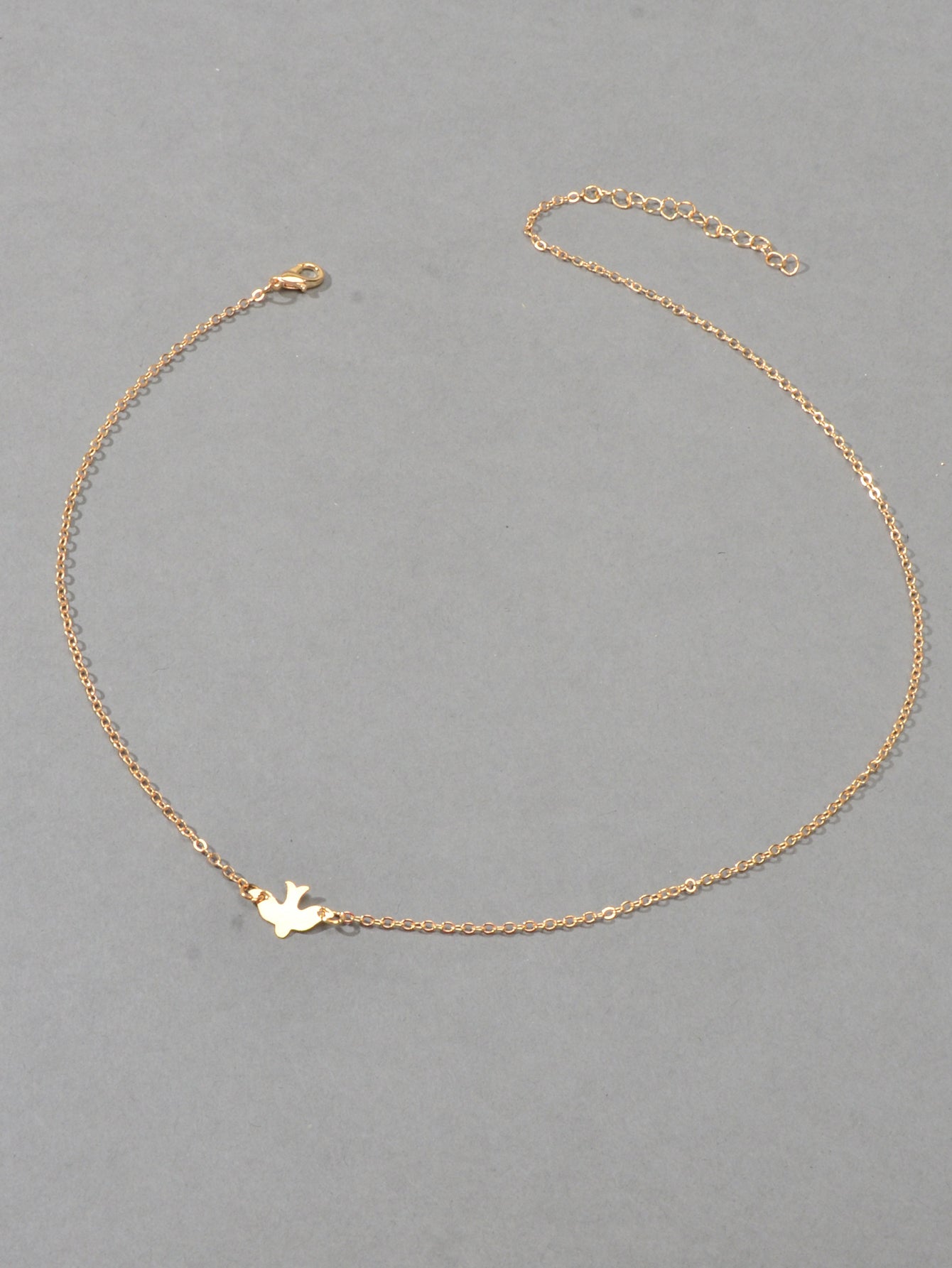 Minimalist Jewellery Gold Silver Pigeon Chain Necklace Bird Collar Girl Gift-5