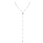 Sexy Gold Silver Beads Long Y shape Pendant Necklace Girls Teens Party Jewellery-1