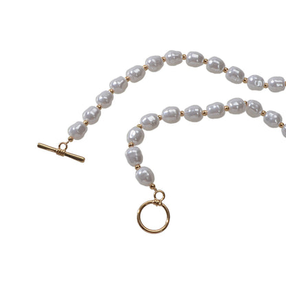 Beautiful Faux Pearl Necklace Women Girl Princess Beads jewellery Accessories-4