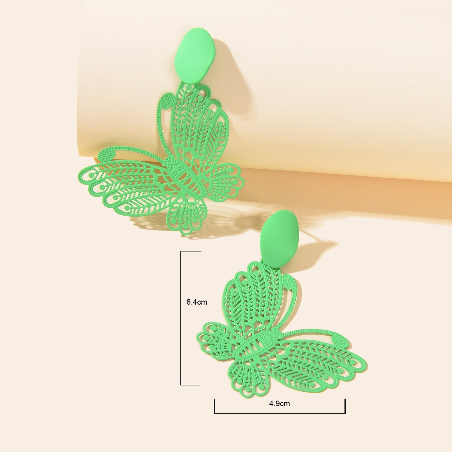 Hollow Butterfly Stud Earrings Insect Charm Jewellery For Women Girls Pary Gift-4
