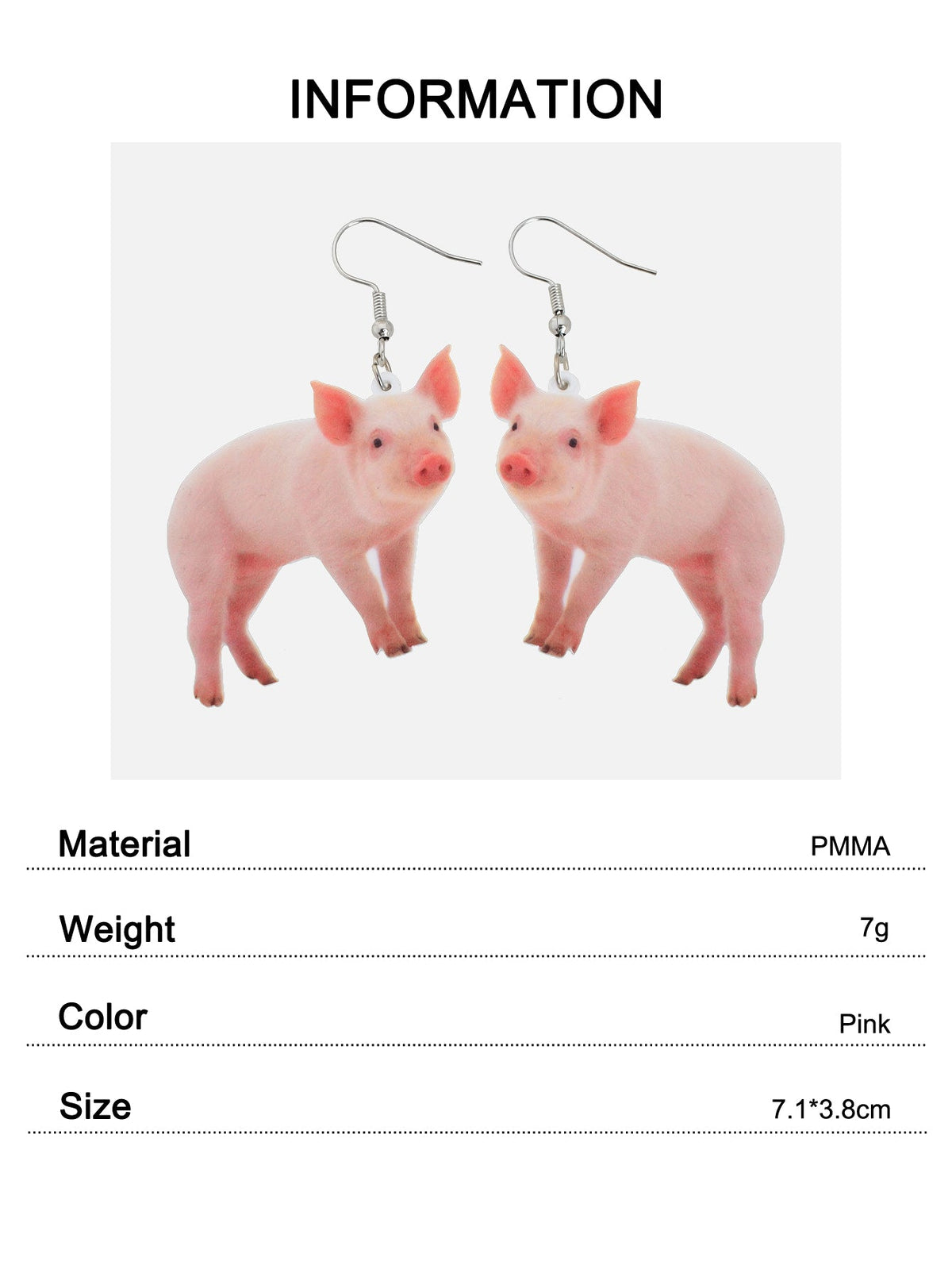 Cute Animal Drop Earrings Set 16 Pairs Acrylic Cartoon Squirrel Elephant Parrot Bunny Fun Fashion Jewelry-1