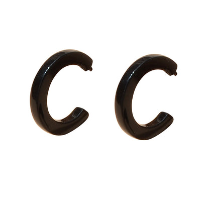 Wholesale Price Circle Acrylic Cute Stud Hoop Earrings Fashion Accessories Gift-6